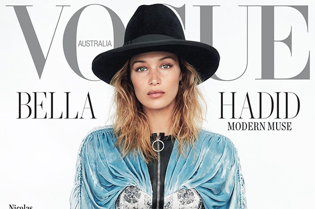 Белла Хадид примерила образ ковбоя на съемках для австралийского Vogue