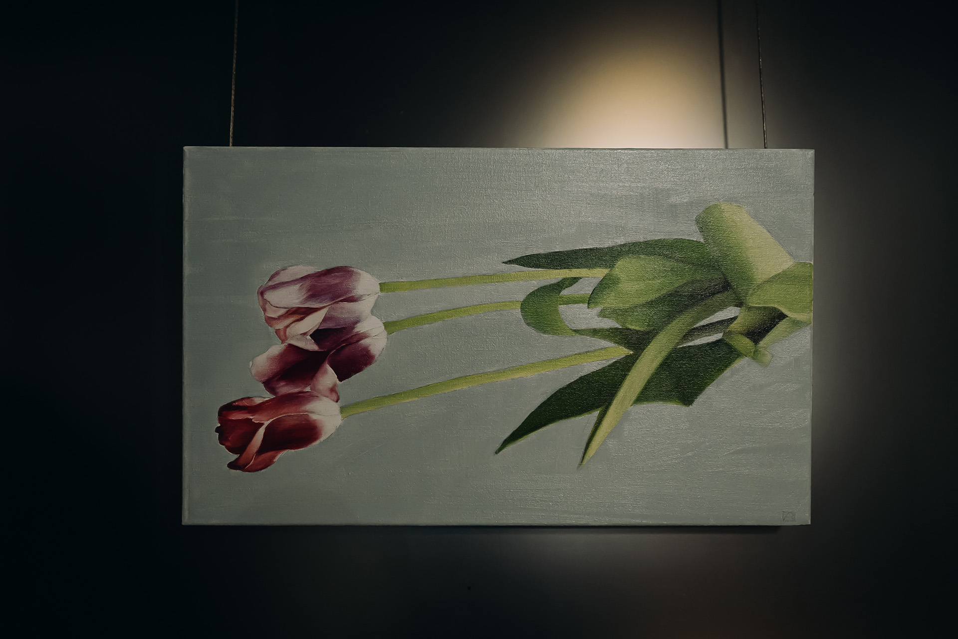 Работа Регины Рзаевой «Тюльпаны»