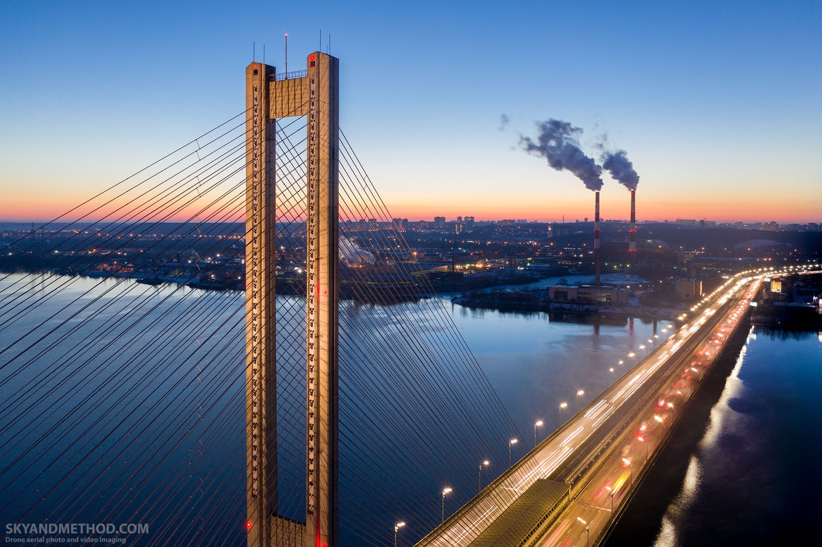 Какова зима в сегодняшнем Киеве на фото с квадрокоптера 