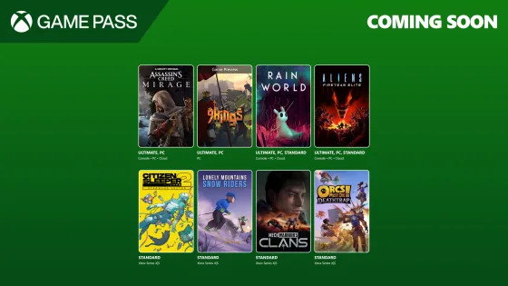 Assassin’s Creed Mirage и еще 7 игр появятся в Xbox Game Pass в августе