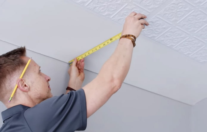 Как наклеить потолочную плитку? для дома и дачи,мастер-класс,полезные советы,ремонт