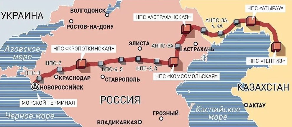 Транснефть краснодарский край карта