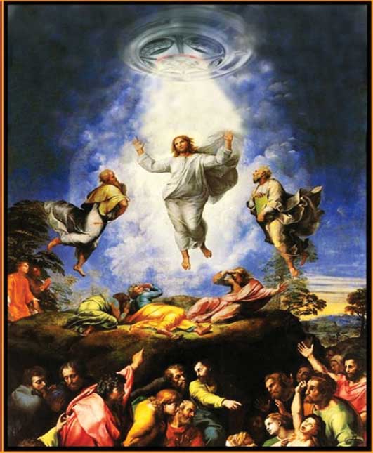 картина Рафаэля Исход на котрой вайтмана забирает Исуса-Радомира