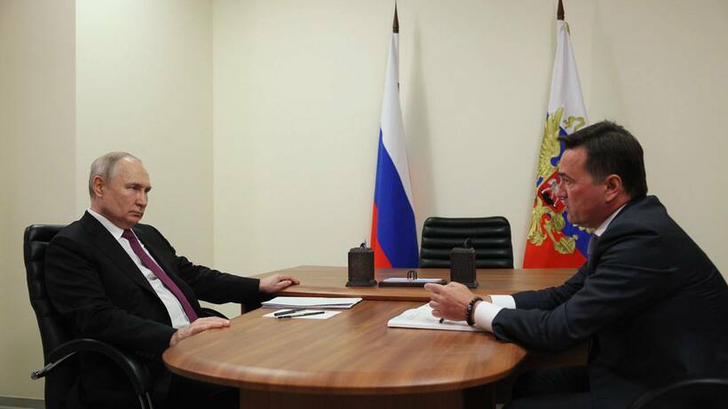 Воробьев на встрече с Путиным рассказал о росте промышленности в Подмосковье