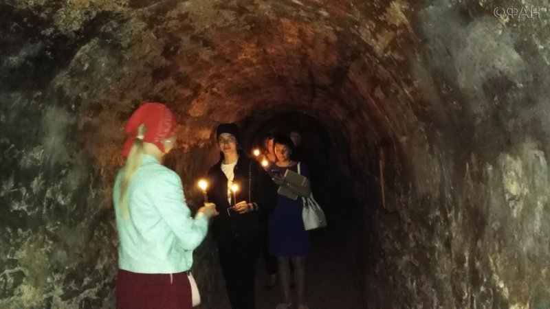 В одной из пещер монастыря