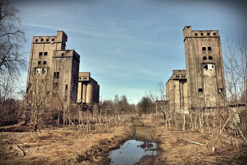 Элеваторы России город, промзона, элеватор, эстетика