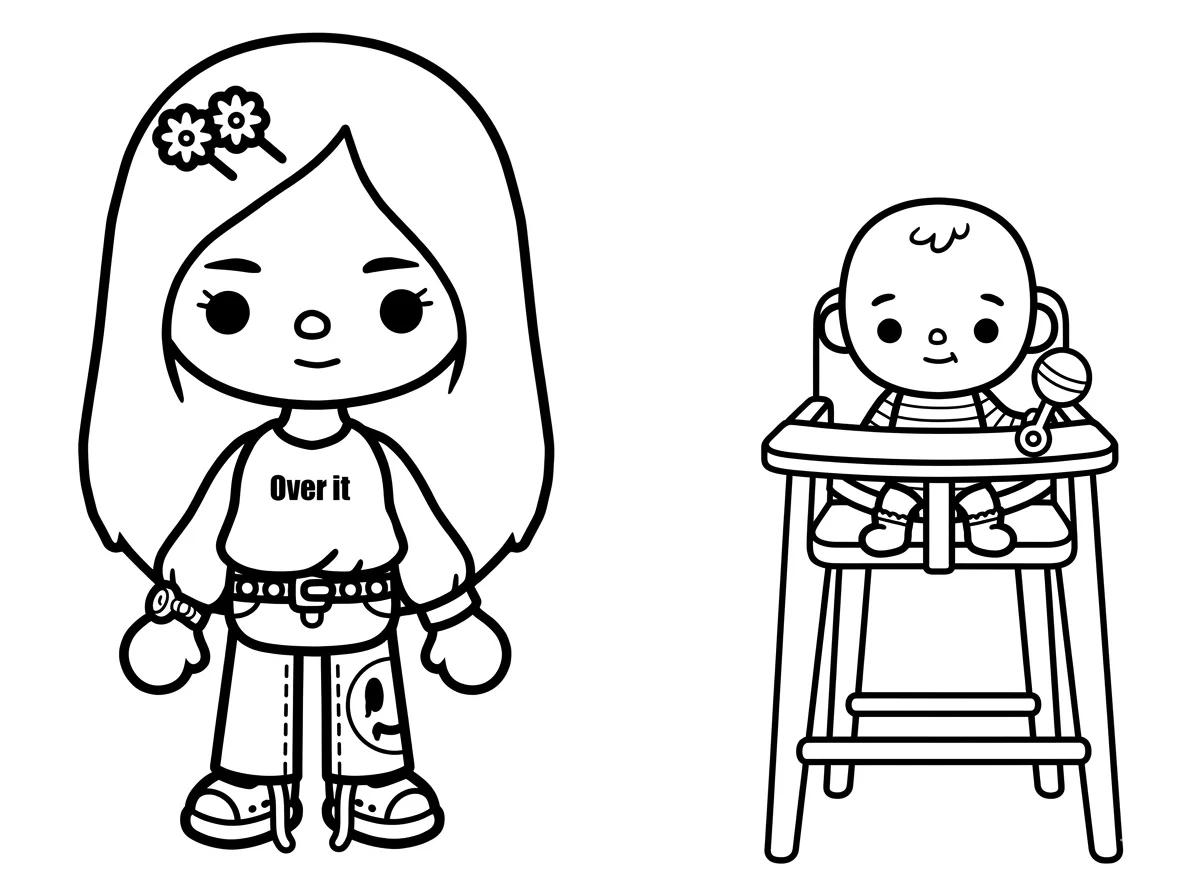 Раскраски Тока Бока: 30 рисунков с любимыми персонажами видеоигры Toca Boca создавать, очень, стиле, питомцев, Boca —, позволяет, скачать, можно, детям, персонажей, интересный, стиль, разрабатывать, новых, придумывать, дизайнеров, Достаточно, место, интерьер, секретикиToca