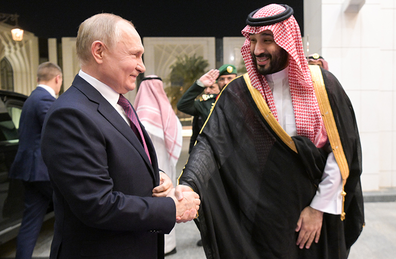 Владимир Путин и Мухаммед бен Салман
