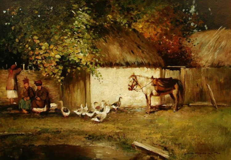 Художник Юрий Журка. Стоит гора высокая 