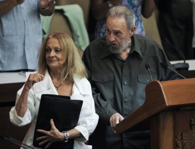 Далия Сото дель Валье и Фидель Кастро Фото newtimesru