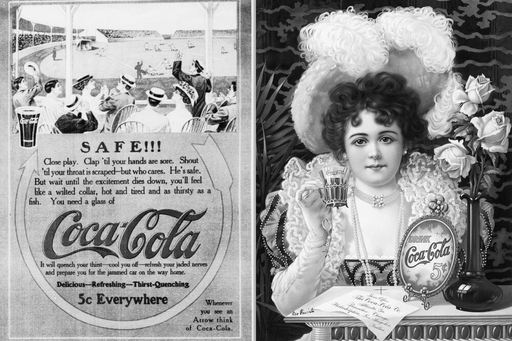     Фото: Wikipedia.org Одни из первых рекламных кампаний Кока-Кола