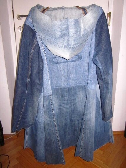 Куртки из старых джинсов. Идеи для творчества идеи и вдохновение,мода,одежда