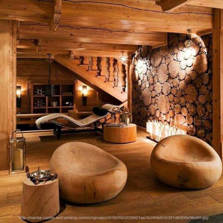 мебель и интерьер из натурального дерева 