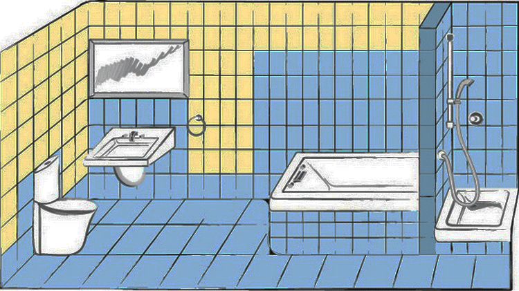 Ванная. А если не плиткой, то чем? идеи для дома,Интерьер и дизайн,отделка и декор