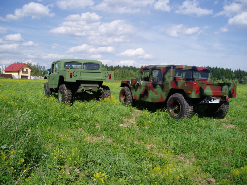 Российский ответ "Хаммеру" на базе ГАЗ-66 hummer, авто, внедорожник, газ, партизан, хаммер