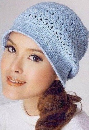 Вязание шапочки крючком