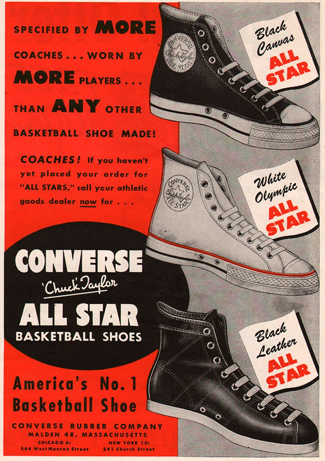 Кеды Converse – история создания