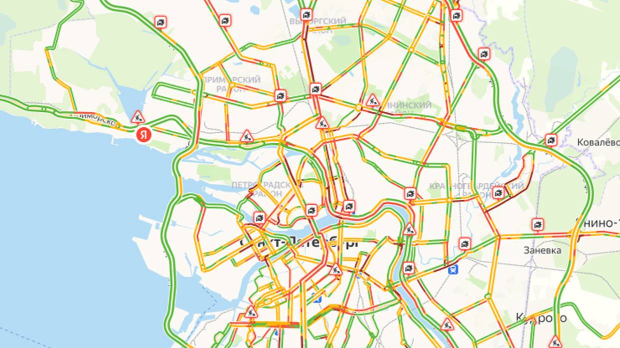 Карта автомобилиста спб