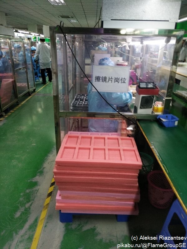 Процесс производства смартфонов в Китае