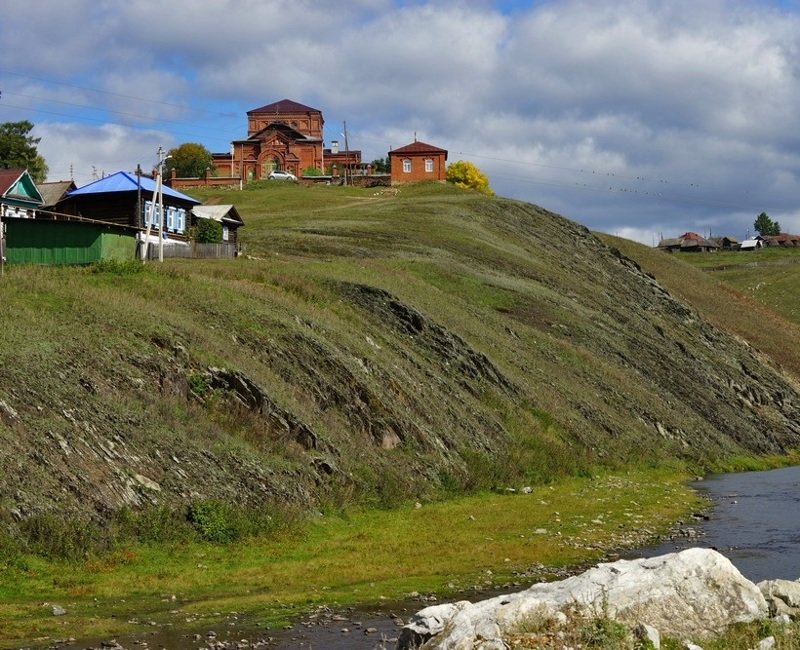 Сельские зарисовки. Село Кага Белорецкого района Башкирии Башкирия, природа, село