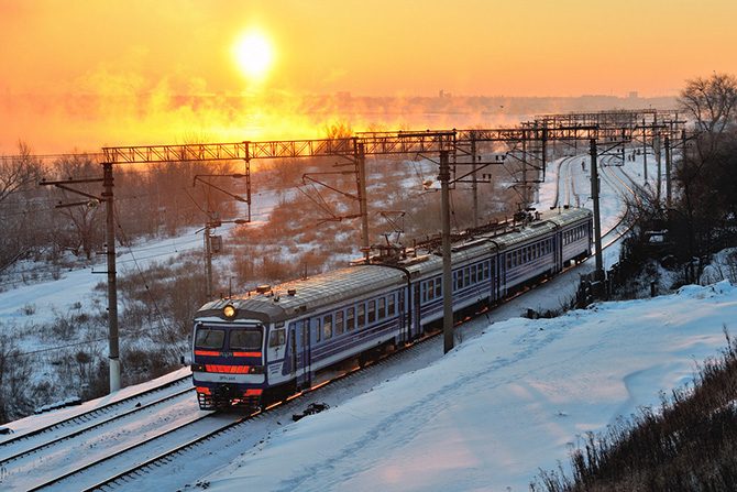 Лучшие железнодорожные фото, которые так и манят в путь железные дороги,поезда,транспорт