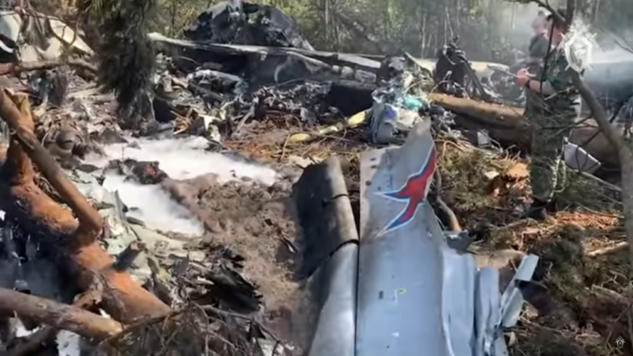 23 февраля сбили российский самолет. Катастрофа ил-76 в Подмосковье.