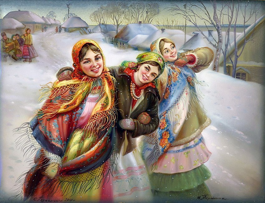 Колядки на Старый Новый год 2018 прикольные