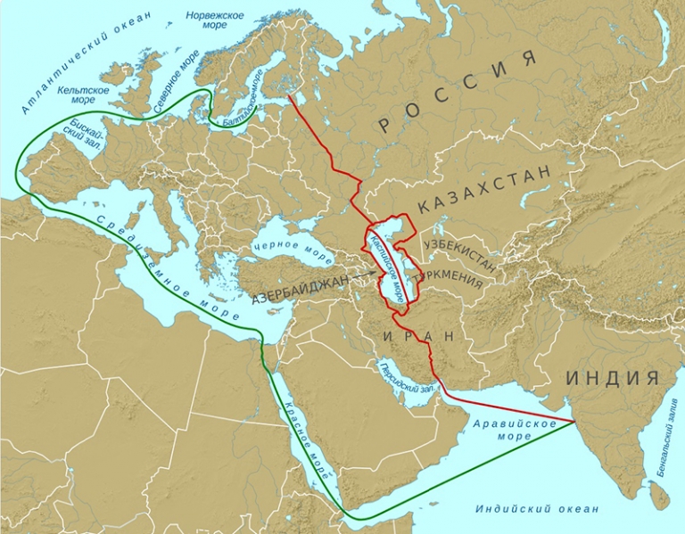 Транспортный коридор «Север-Юг»: Волга впадает в Индийский океан геополитика