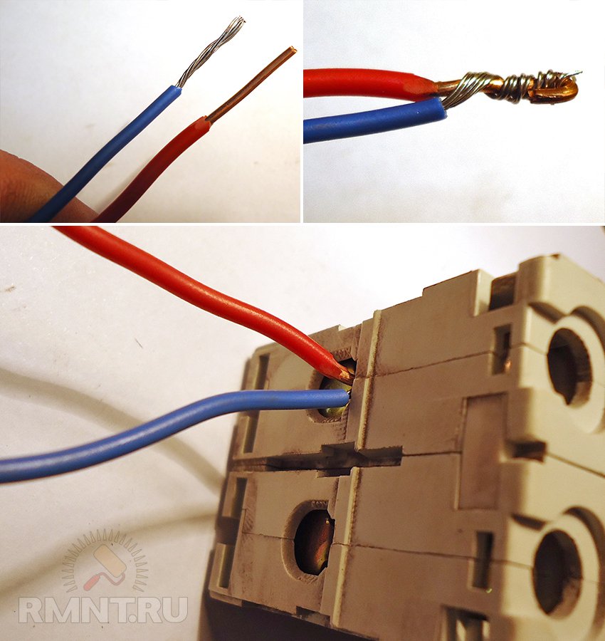 правильное соединение электрических проводов