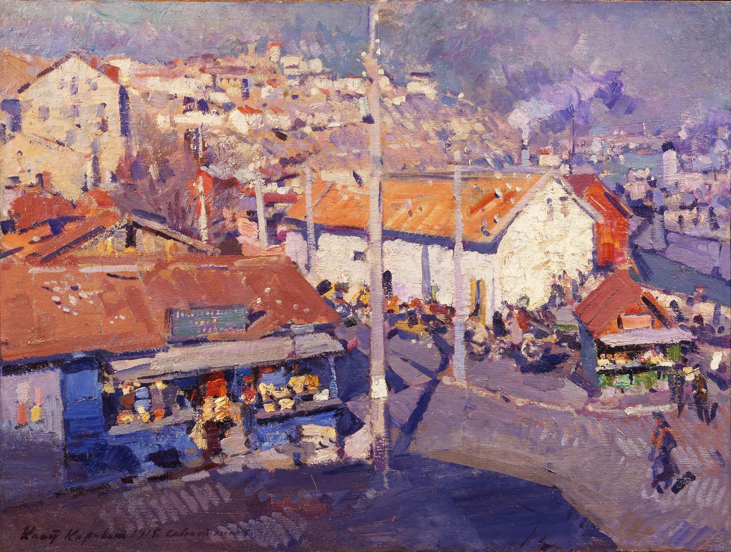 Константин Коровин. Севастопольский базар. 1915. Томский областной художественный музей