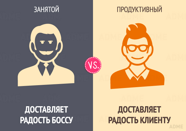 13 отличий занятого человека от продуктивного