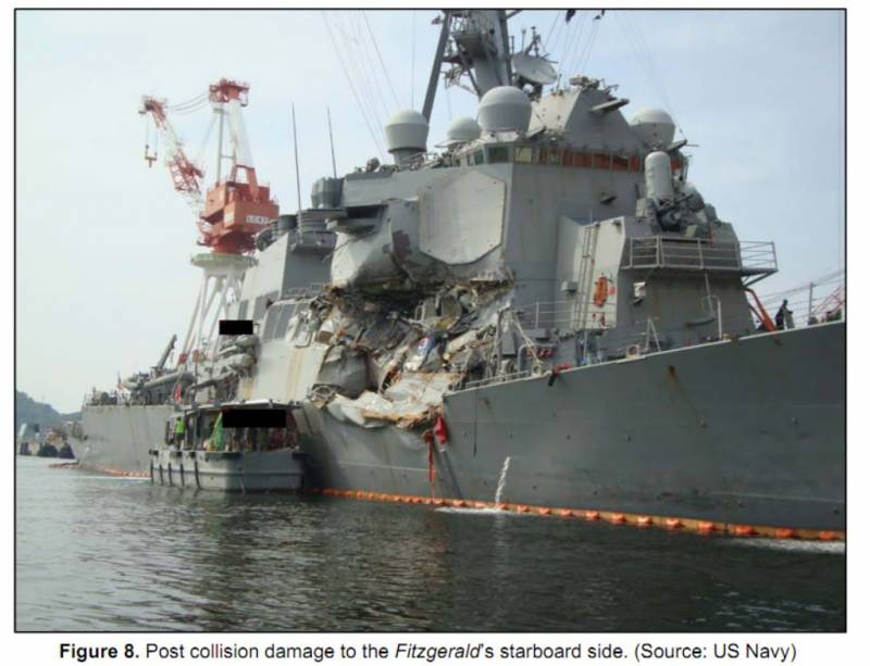 Столкновение USS Fitzgerald и танкера ASX Crystal – расследование вмф
