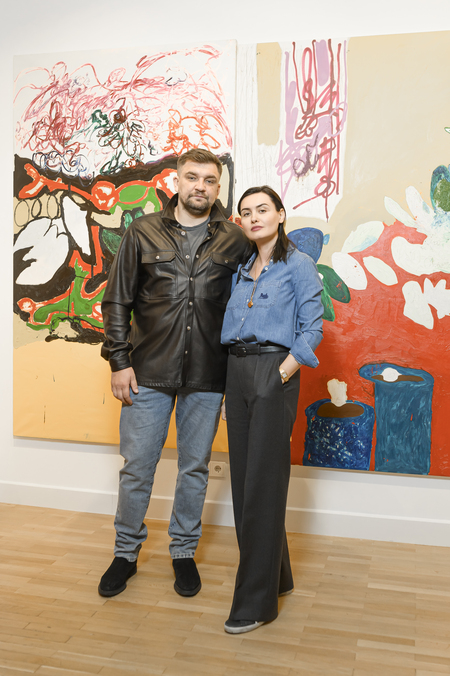 Баста с женой Еленой Пинской, Андрей Малахов и другие на дне рождения галереи в Москве Звезды,Новости о звездах