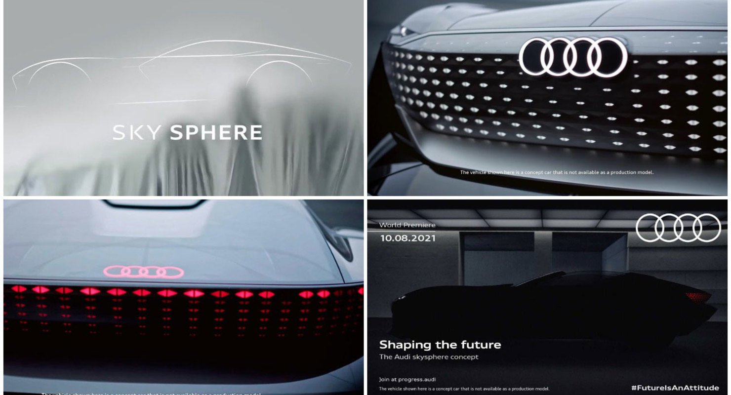 Бренд Audi презентует новый спорткар Audi Sky Sphere 10 августа 2021 года Бренд Audi презентует новый спорткар Audi Sky Sphere 10 августа 2021 года Автоновинки
