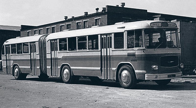 ЛиАЗ-5Э-676, история, советские автобусы, транспорт