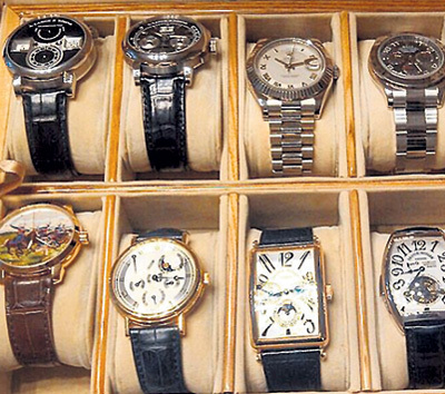 ...коллекцию часов на 100 миллионов рублей...