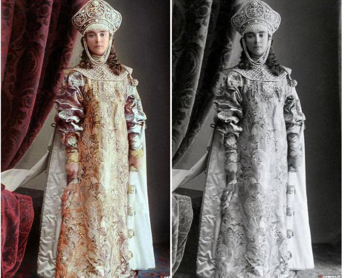 Грандиозный бал-маскарад в доме Романовых: раритетные снимки 1903 года - в цвете