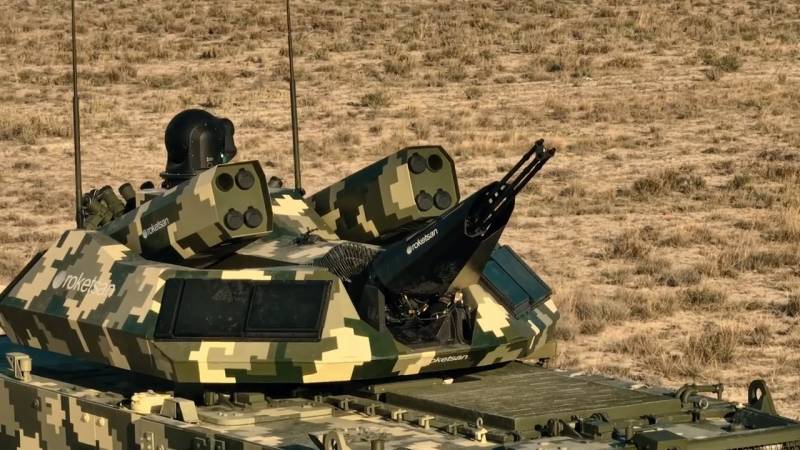 Турецкий зенитный ракетно-пушечный комплекс Roketsan Burç Турецкий зенитный ракетно-пушечный комплекс Roketsan Burç оружие