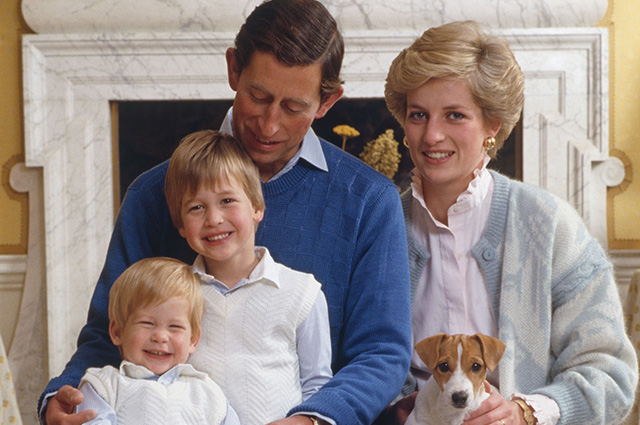 В сети появились ранее не опубликованные рождественские открытки принцессы Дианы и принца Чарльза с детьми