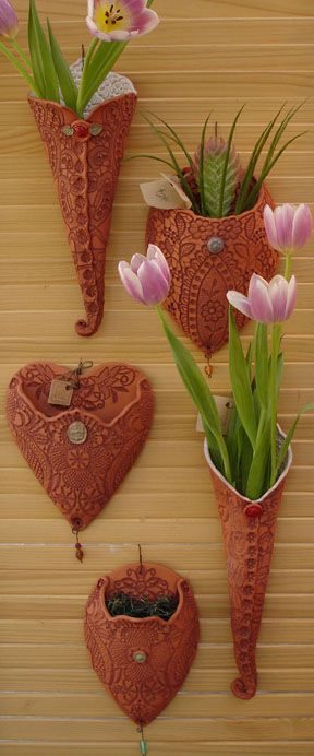 Настенные карманы для цветов и других мелочей декор,для дома и дачи