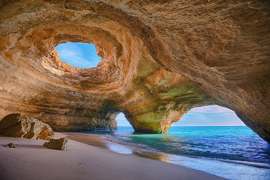 13. Пещера в Алгарве, Португалия земля, красота, планета, природа