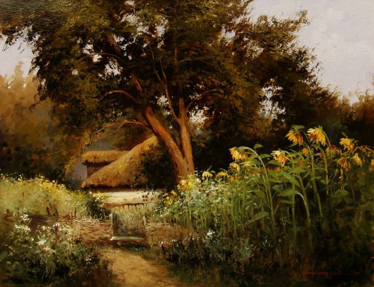 Художник Юрий Журка. Стоит гора высокая 