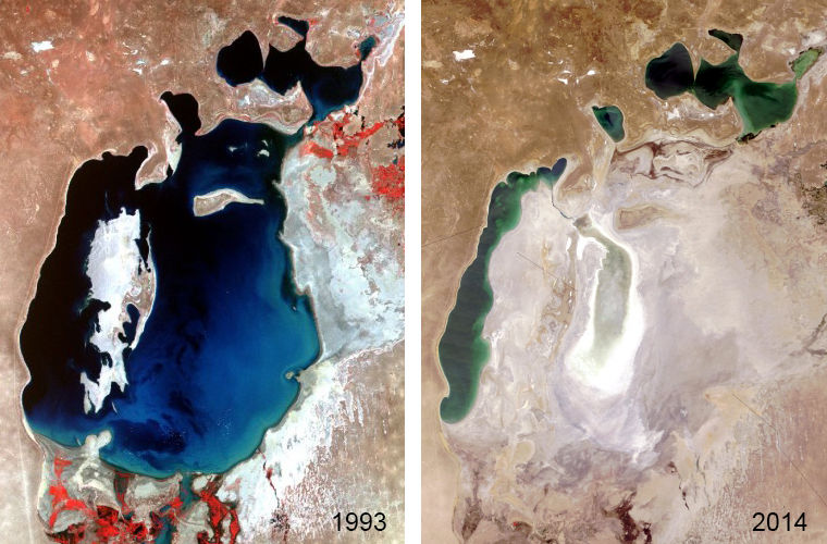 Какие водоемы в скором будущем могут превратиться в пустыню