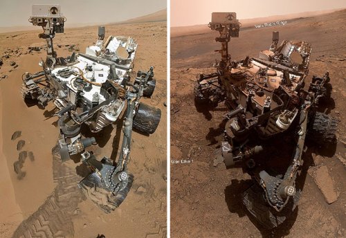 Лучшие кадры за 7 лет, сделанные космическим аппаратом НАСА Curiosity