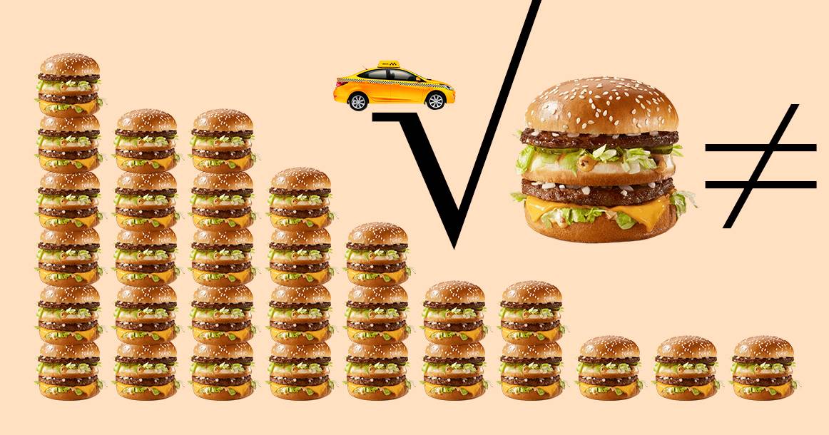 Рубль отдельно, «Макдональдс» отдельно