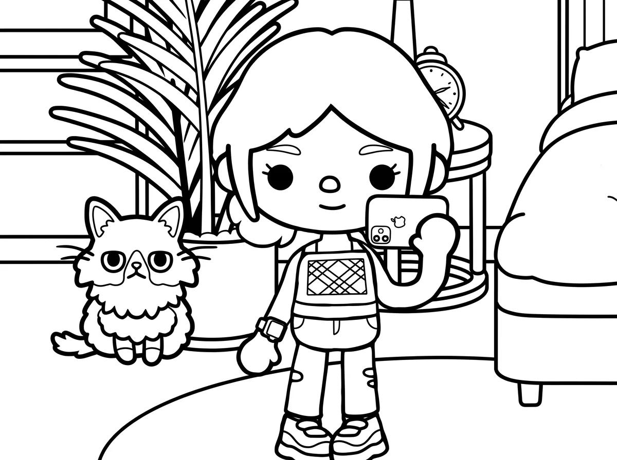 Раскраски Тока Бока: 30 рисунков с любимыми персонажами видеоигры Toca Boca создавать, очень, стиле, питомцев, Boca —, позволяет, скачать, можно, детям, персонажей, интересный, стиль, разрабатывать, новых, придумывать, дизайнеров, Достаточно, место, интерьер, секретикиToca