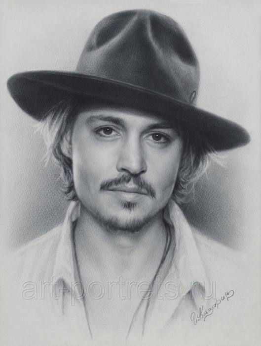 johnny_depp_portrait_by_drawing_portraits-d3efwm1 (529x700, 251Kb)