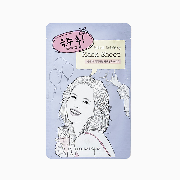 Тканевая маска After Mask Sheet – After Drinking, Holika Holika