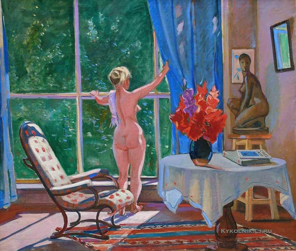 «Утренний туалет. 1953 год..jpg