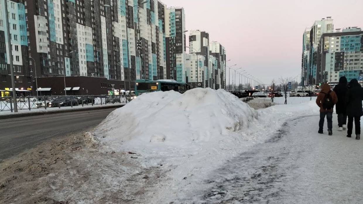 Снегоуборочная техника не вышла на расчистку дорог в Приморском районе Петербурга Снегоуборочная техника не вышла на расчистку дорог в Приморском районе Петербурга Общество